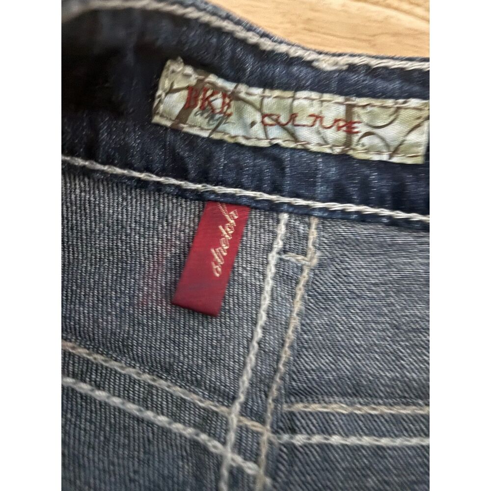 Bke Stretch Distressed Patchwork Frayed Everyday … - image 5